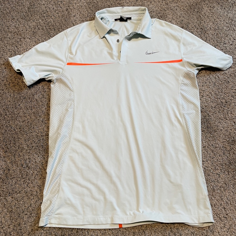 Men’s Nike Tiger Woods gold polo